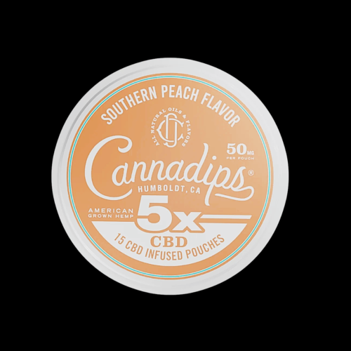 CANNADIPS 5X Southern Peach-50MG CBD