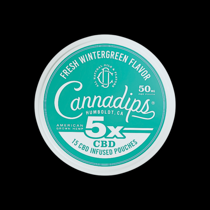 CANNADIPS 5X Wintergreen-50MG CBD