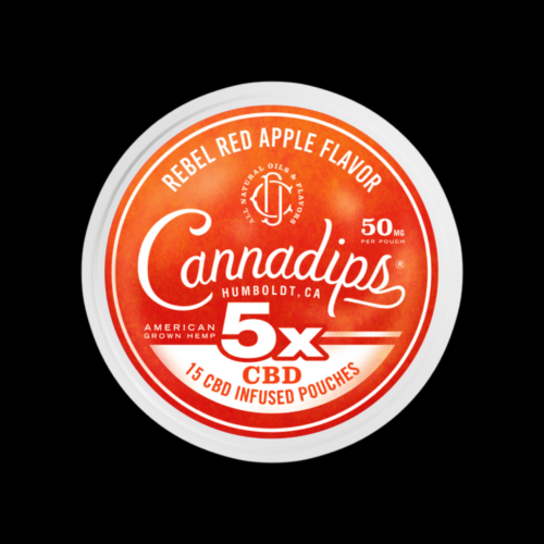 CANNADIPS 5X Rebel Red Apple-50MG CBD
