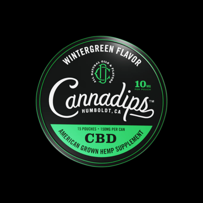 CANNADIPS Fresh Wintergreen-10MG CBD