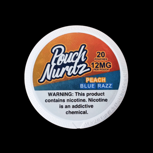 POUCH NURDZ Peach Blue Razz-12MG